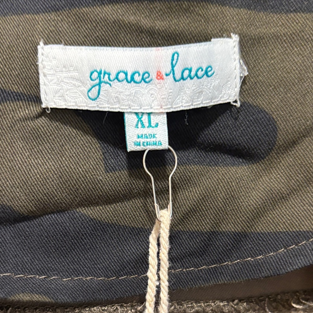 Grace & Lace Camouflage Utility Jacket - Picture 2 of 7